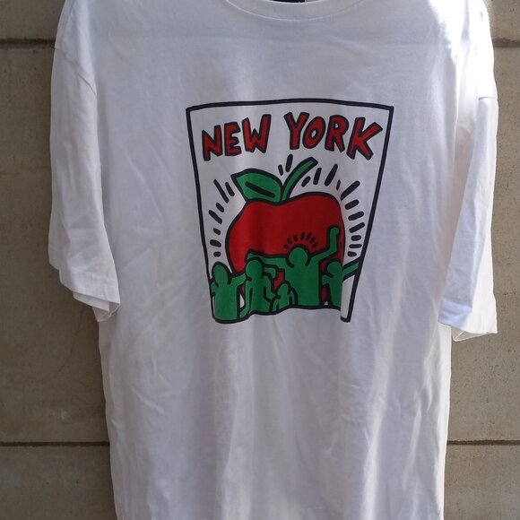 H&M Keith Haring New York Big Apple T-Shirt US L Gotta "I Love New York" - Picture 2 of 14